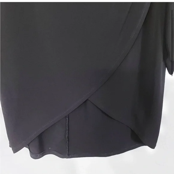 Torrid Crossover Side Tie Skirt Black Size 0X Or US 12 - Picture 5 of 6